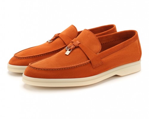 Замшевые лоферы Summer Charms Walk оранжевые