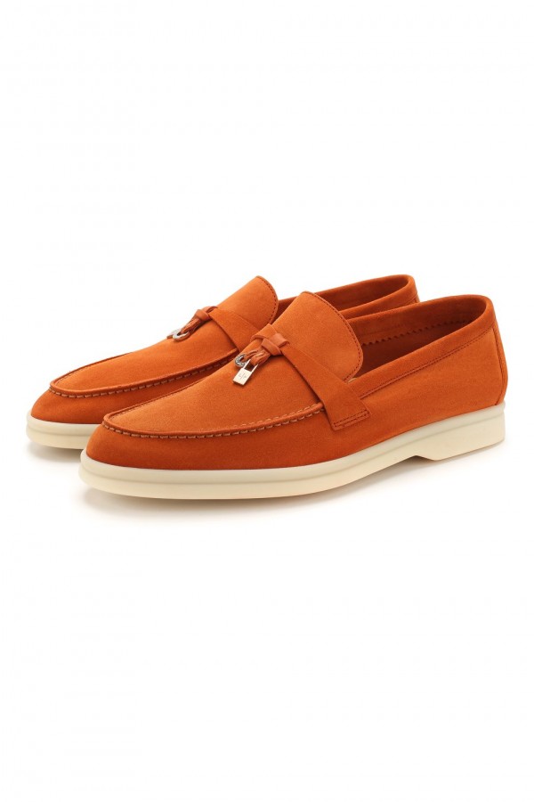 Замшевые лоферы Summer Charms Walk оранжевые