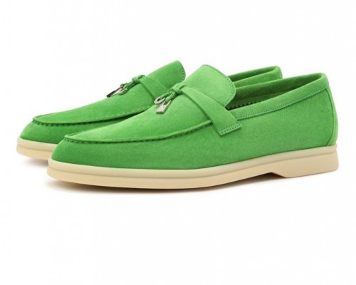 Замшевые лоферы Summer Charms Walk зеленые