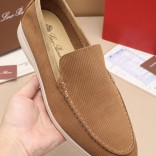 Мужские лоферы Loro Piana Summer Walk - Brown