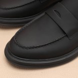 Кожаные лоферы Loro Piana Travis - Black