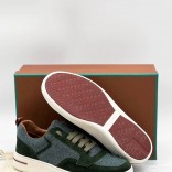 Комбинированные кроссовки Loro Piana Newport - Green