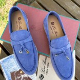 Женские замшевые лоферы Loro Piana Open Walk