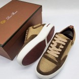 Комбинированные кроссовки Loro Piana Newport - Brown Комбинированные кроссовки Loro Piana Newport - Brown