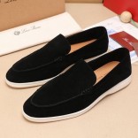 Мужские замшевые лоферы Loro Piana Summer Walk