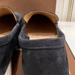 Мужские замшевые лоферы Loro Piana Summer Walk