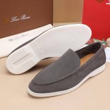 Мужские лоферы Loro Piana Summer Walk - Grey