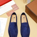 Мужские замшевые лоферы Loro Piana Summer Walk