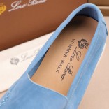 Мужские замшевые лоферы Loro Piana Summer Walk