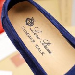 Мужские замшевые лоферы Loro Piana Summer Walk