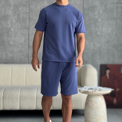 Мужской синий костюм Loro Piana