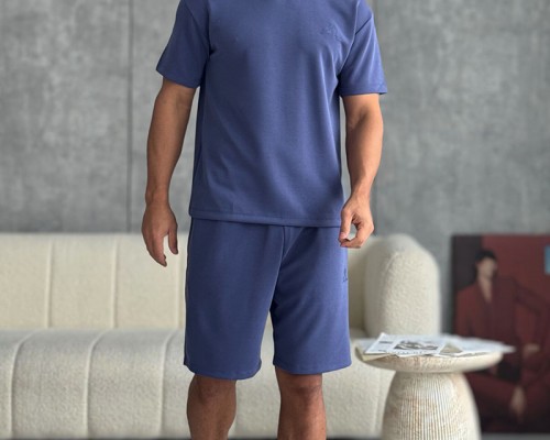 Мужской синий костюм Loro Piana