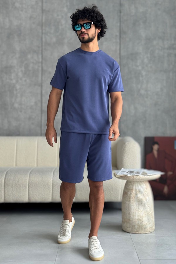 Мужской синий костюм Loro Piana