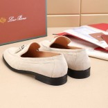 Замшевые лоферы Loro Piana tassel - Beige