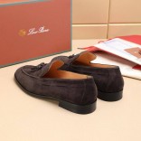 Замшевые лоферы Loro Piana tassel - Brown