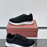 Мужские кроссовки Loro Piana Week End Walk - Black Мужские кроссовки Loro Piana Week End Walk - Black