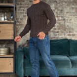 Мужской свитер Loro Piana premium - Brown