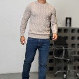 Мужской свитер Loro Piana premium - Light Beige