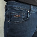 Мужские джинсы тёмно-синего цвета Loro Piana straight fit