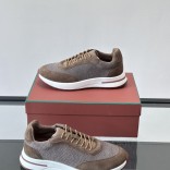 Мужские кроссовки Loro Piana Week End Walk - Brown