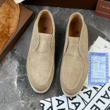 Мужские лоферы с меховой стелькой Loro Piana