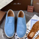 Мужские лоферы с меховой стелькой Loro Piana