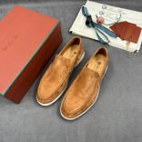 Мужские замшевые лоферы Loro Piana