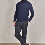 Мужская водолазка Loro Piana Premium - Dark Blue