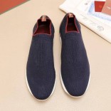 Мужские текстильные кроссовки Loro Piana Lp Flexy Active - Navy