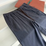 Штаны серого цвета Loro Piana Premium