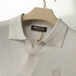 Поло с длинным рукавом Loro Piana premium - Navy