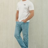 Мужские светло-синие джинсы Loro Piana Premium