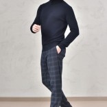 Мужская водолазка Loro Piana Premium - Black Blue