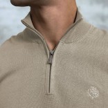 Мужская кофта Loro Piana zip neck - Beige