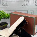 Мужские замшевые лоферы Loro Piana Venice Walk - Black