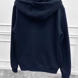 Кофта на молнии Loro Piana logo-embroidered - Navy