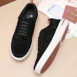 Мужские замшевые кроссовки Loro Piana Newport - Black