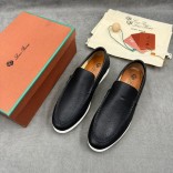 Мужские кожаные лоферы Loro Piana