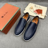 Мужские кожаные лоферы Loro Piana