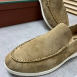 Мужские замшевые лоферы Loro Piana