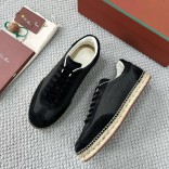 Мужские кроссовки Loro Piana Sea Tennis Walk - Black