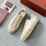Мужские кроссовки Loro Piana Sea Tennis Walk - Beige