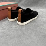 Мужские лоферы Loro Piana Venice Walk - Black Мужские лоферы Loro Piana Venice Walk - Black