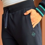 Мужские спортивные штаны Loro Piana monogram - Navy