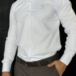 Мужская белая рубашка Loro Piana