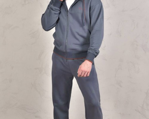 Спортивный костюм Loro Piana Premium signature logo - Denim Blue