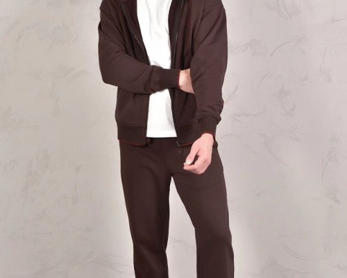 Спортивный костюм Loro Piana Premium signature logo - Brown