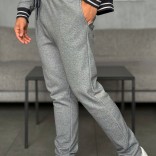 Спортивные штаны Loro Piana logo-embroidered - Blue / Grey Спортивные штаны Loro Piana logo-embroidered - Blue / Grey