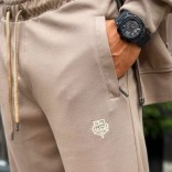 Спортивные штаны Loro Piana logo-embroidered - Beige