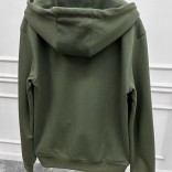 Кофта на молнии Loro Piana logo-embroidered - Green